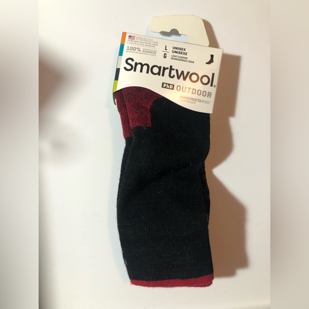 Smartwool PHD crew socks, Size Large